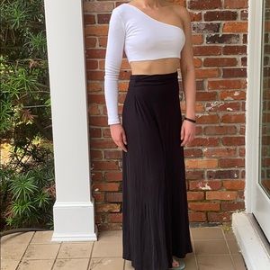 Black maxi skirt